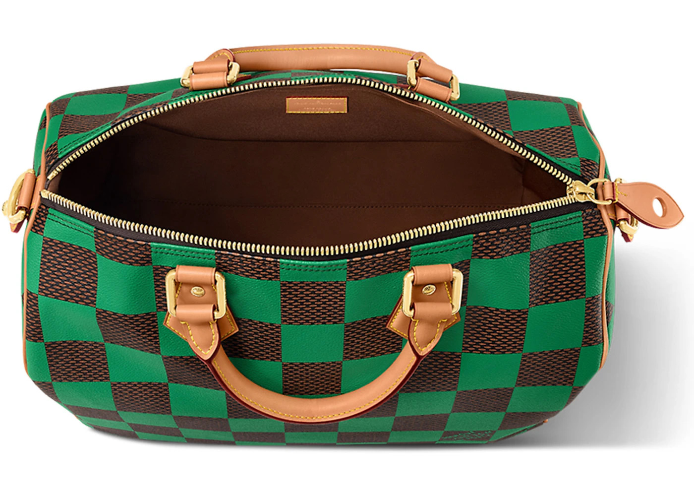 Louis Vuitton Speedy 40 Bandoulière Damier Pop Green - 3