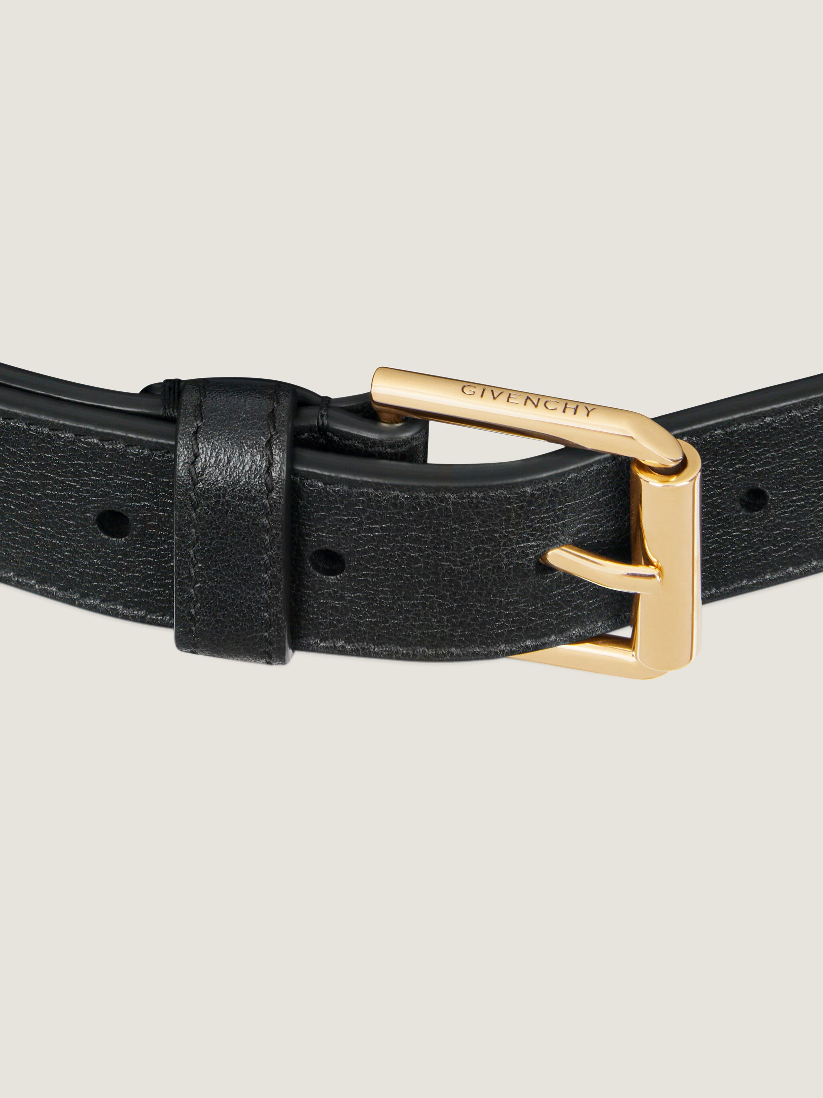 VOYOU BELT IN SHINY LEATHER - 3