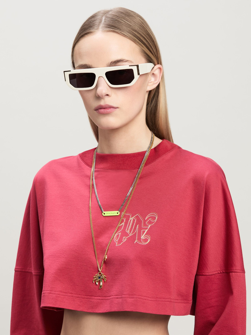 Double Monogram Crop T-Shirt 6