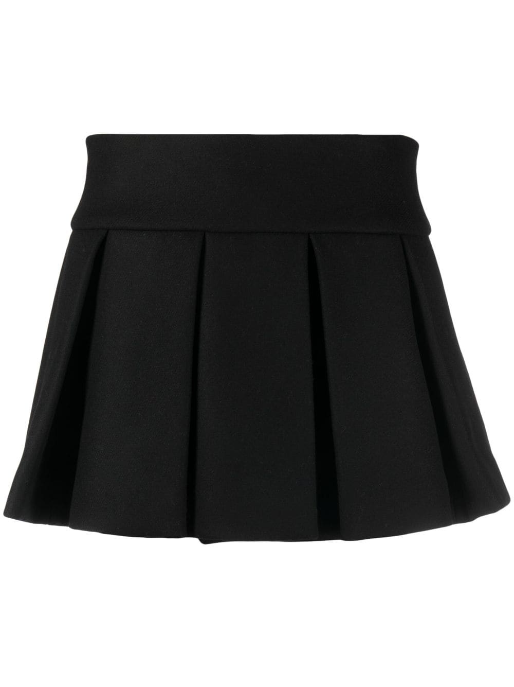 pleated A-line skirt - 1