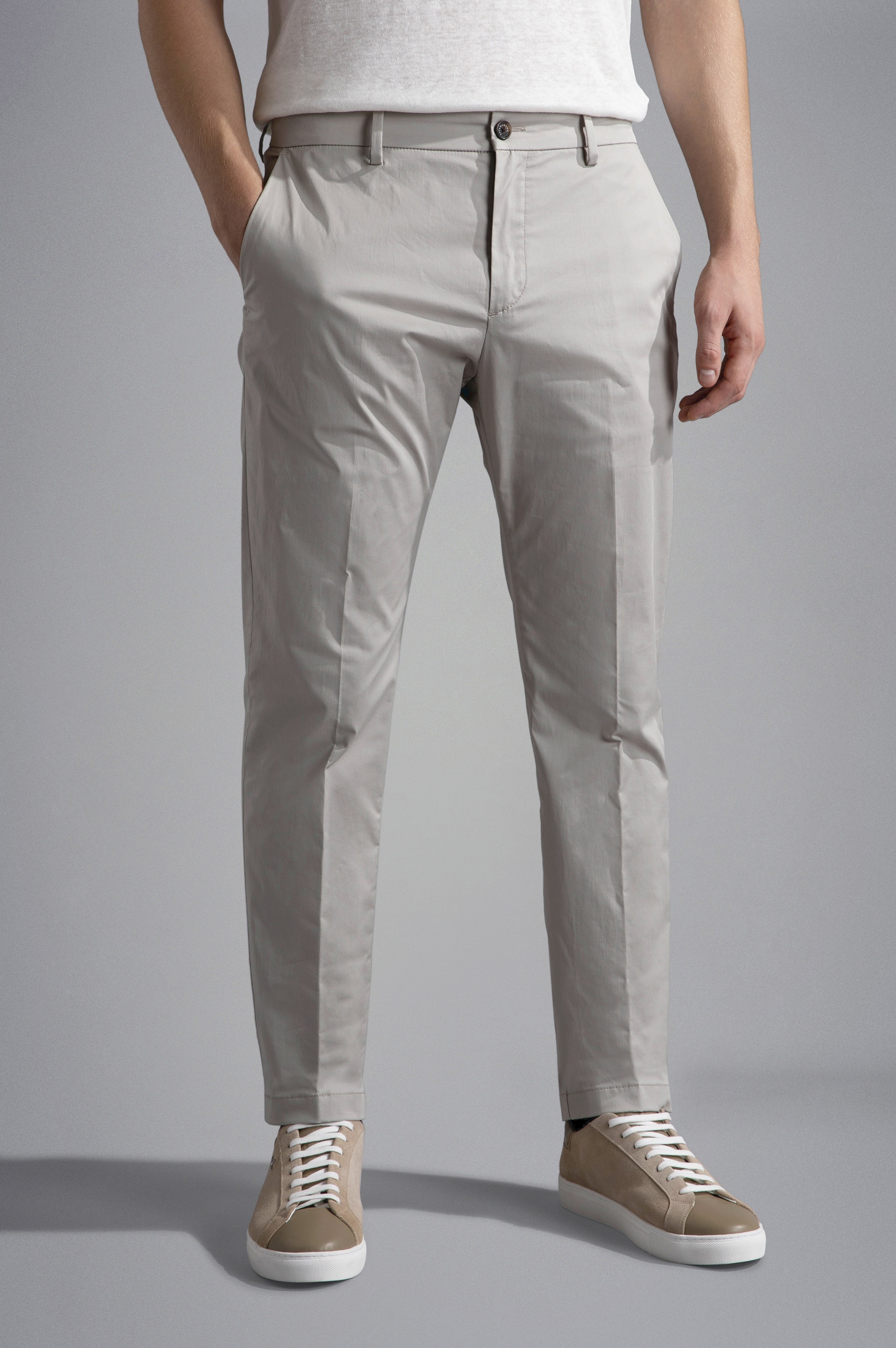 GARMENT DYED CARGO TROUSERS - 6