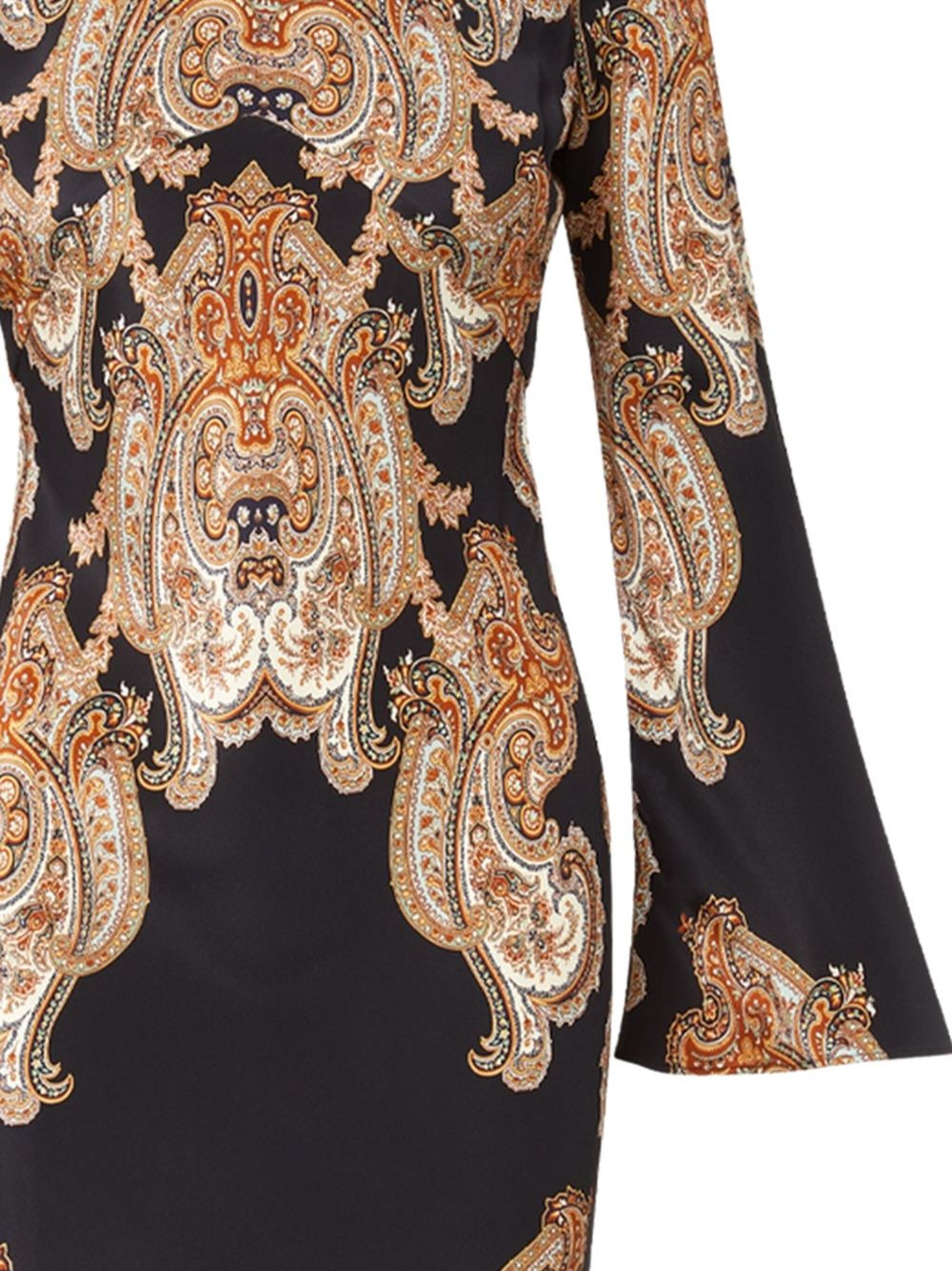 Lupita paisley-print flared dress - 2
