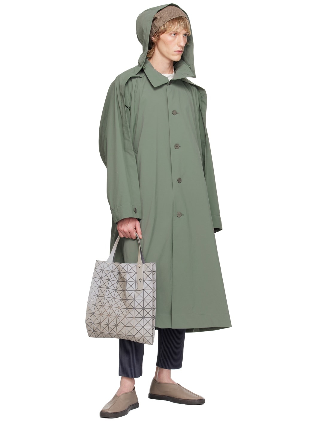 Khaki Wing Coat - 4