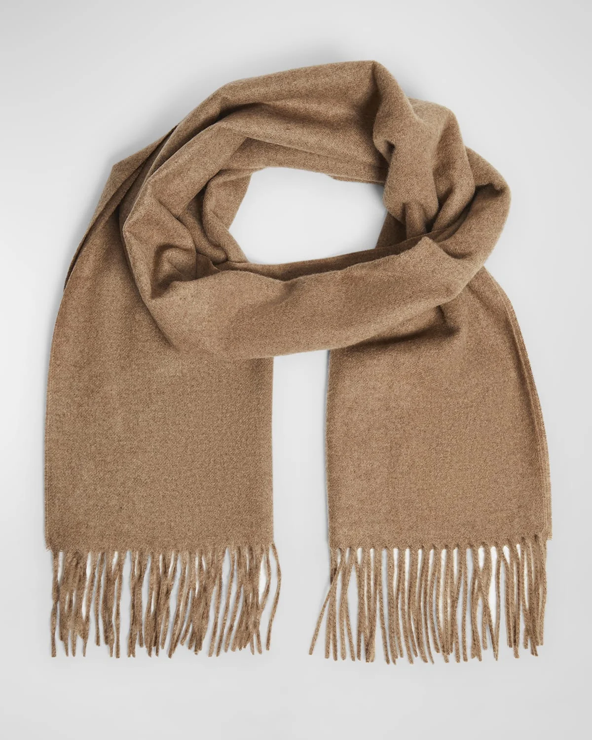 Fringed Cashmere Scarf - 1