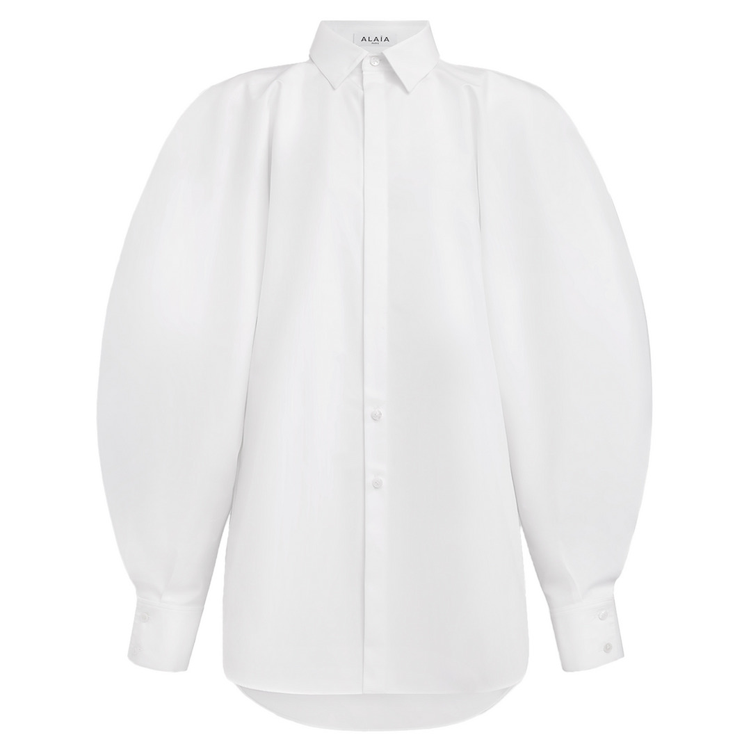 Balloon Sleeve Shirt - 1