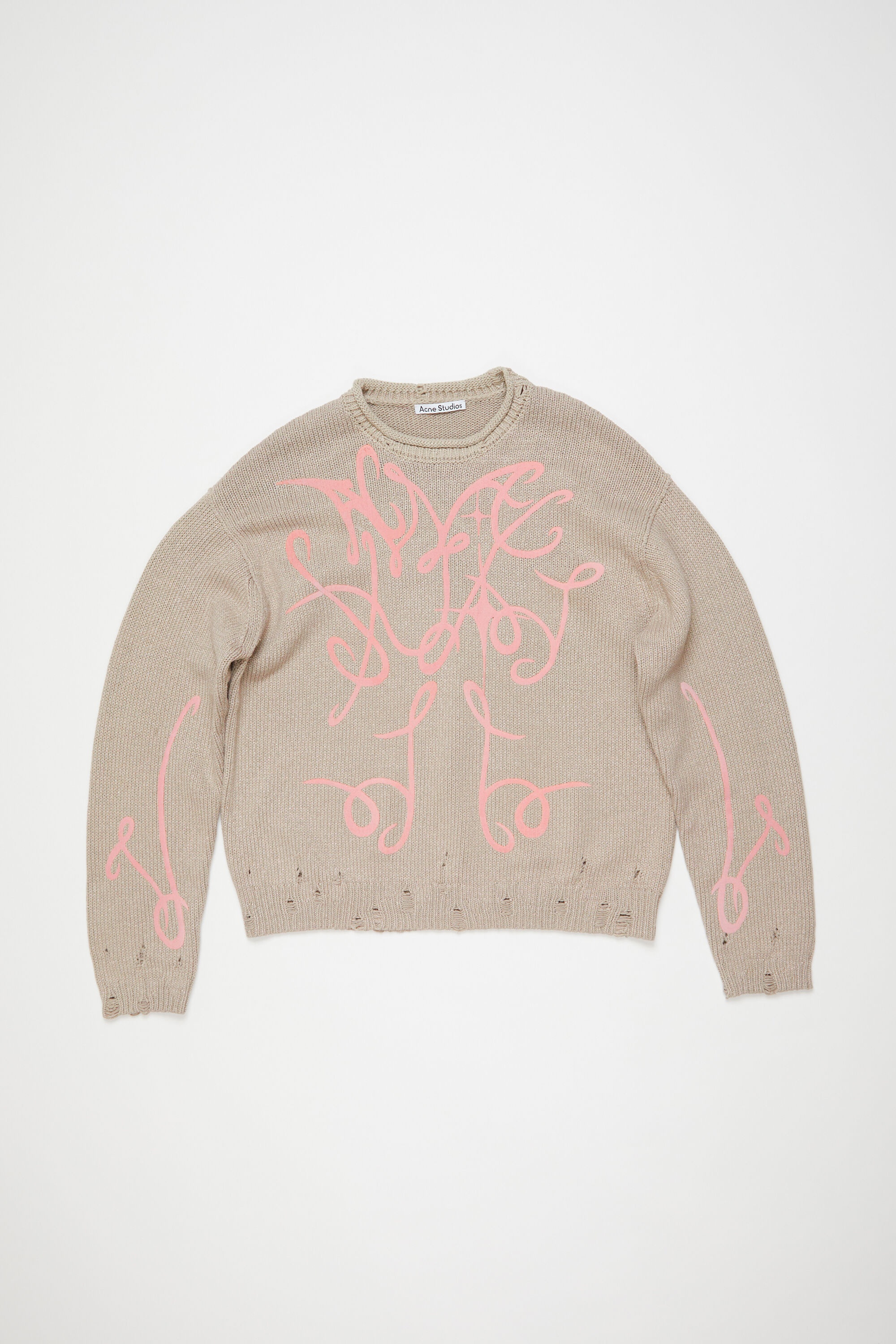 Printed jumper - Beige/grey - 6