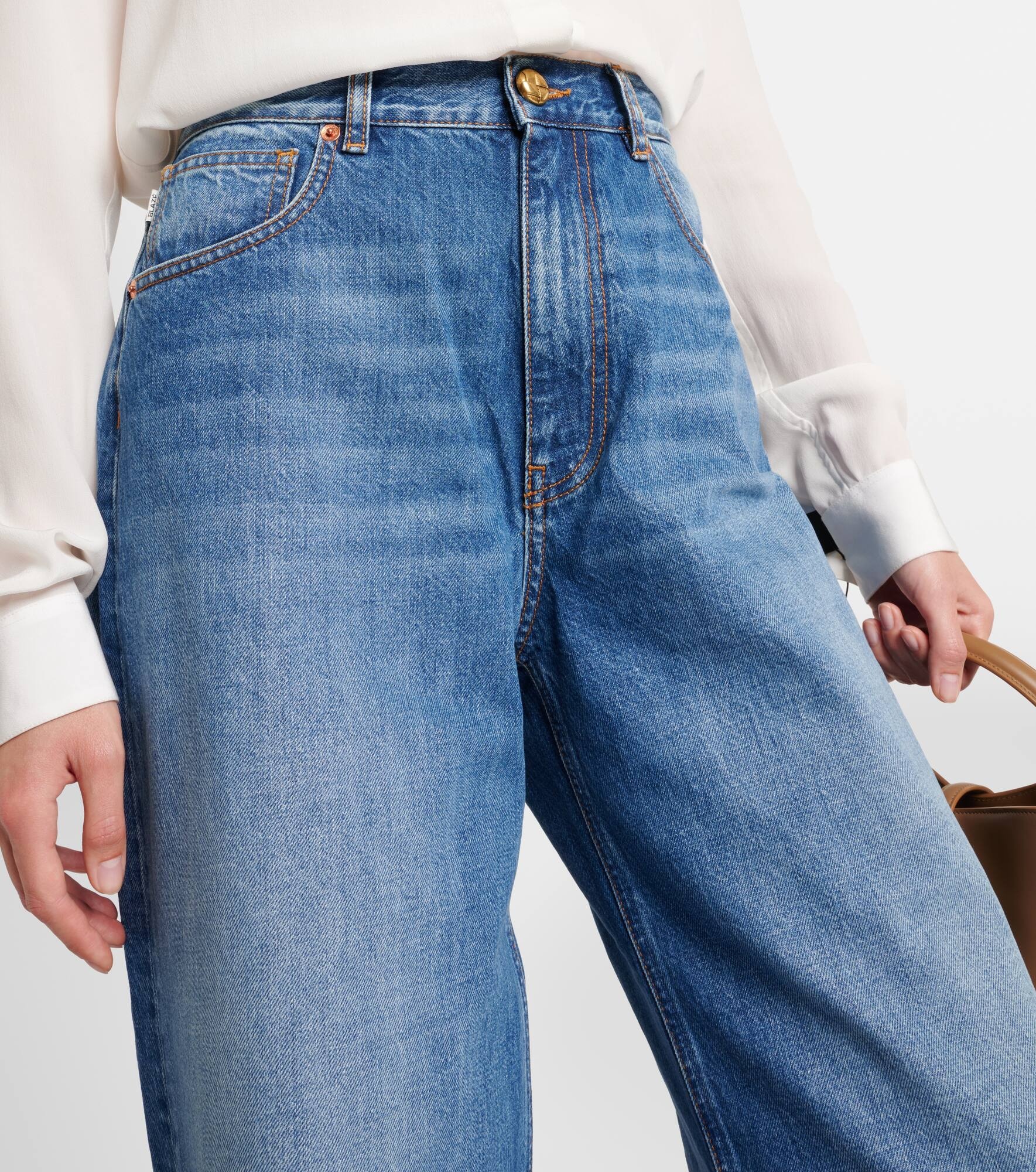 Java high-rise wide-leg jeans - 4