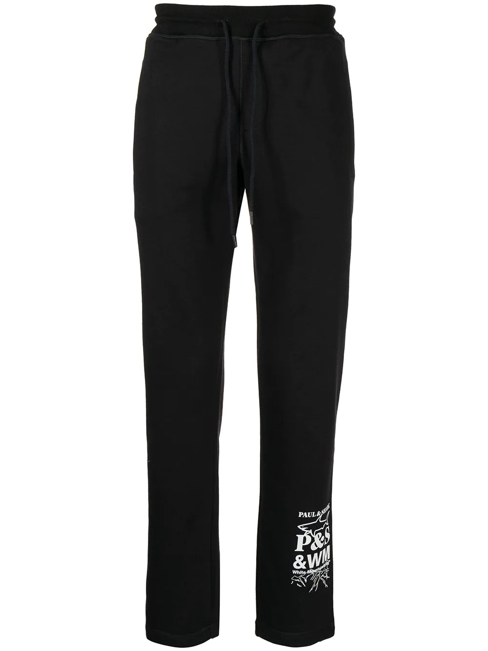 logo-print cotton sweatpants - 1