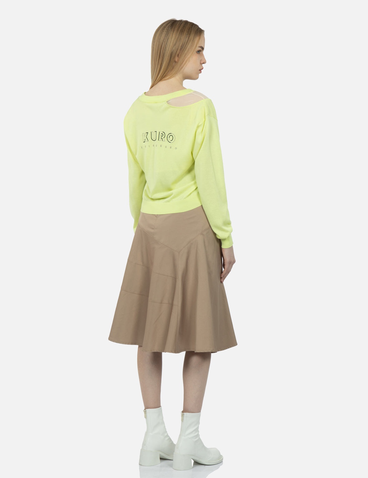 Mock Cut-out Shoulder Cardigan - 4