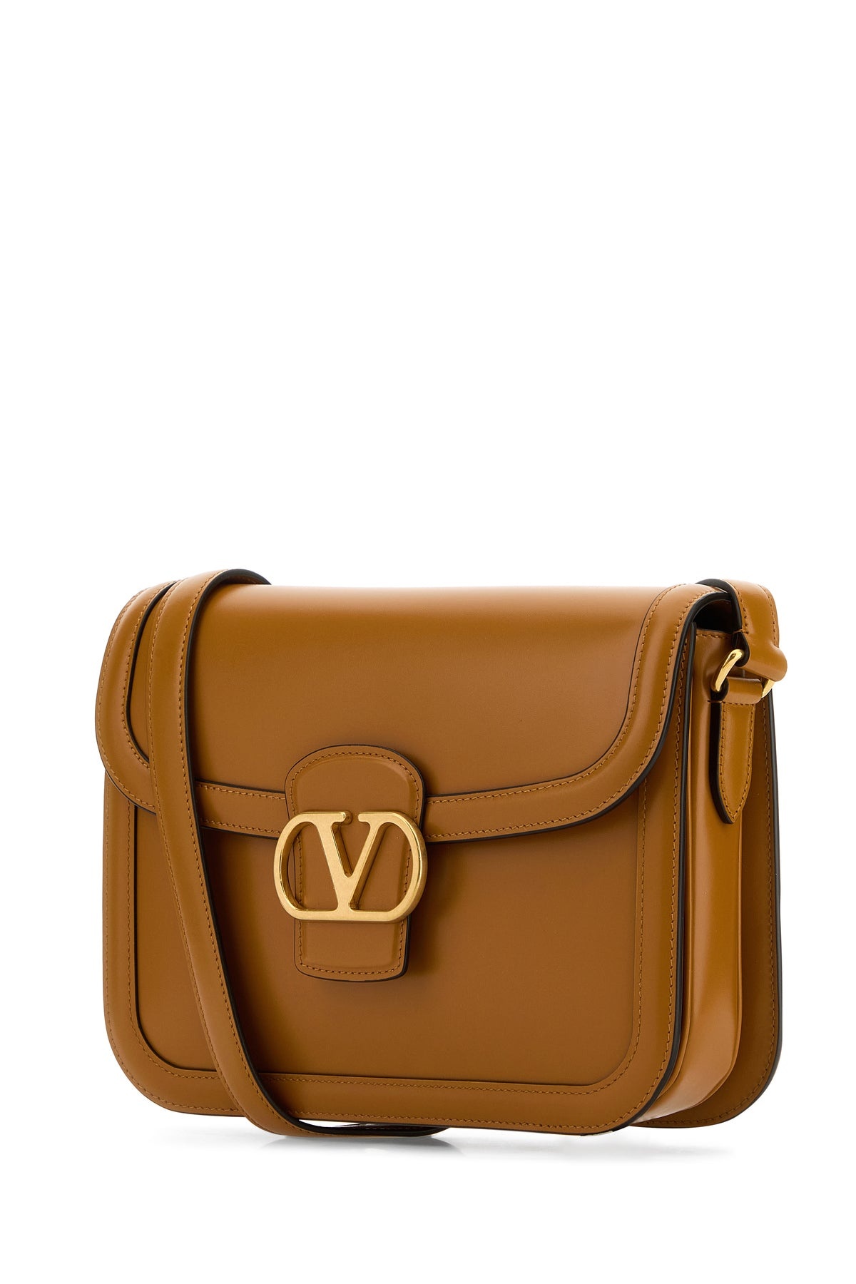 Camel leather 9TO5 shoulder bag - 2