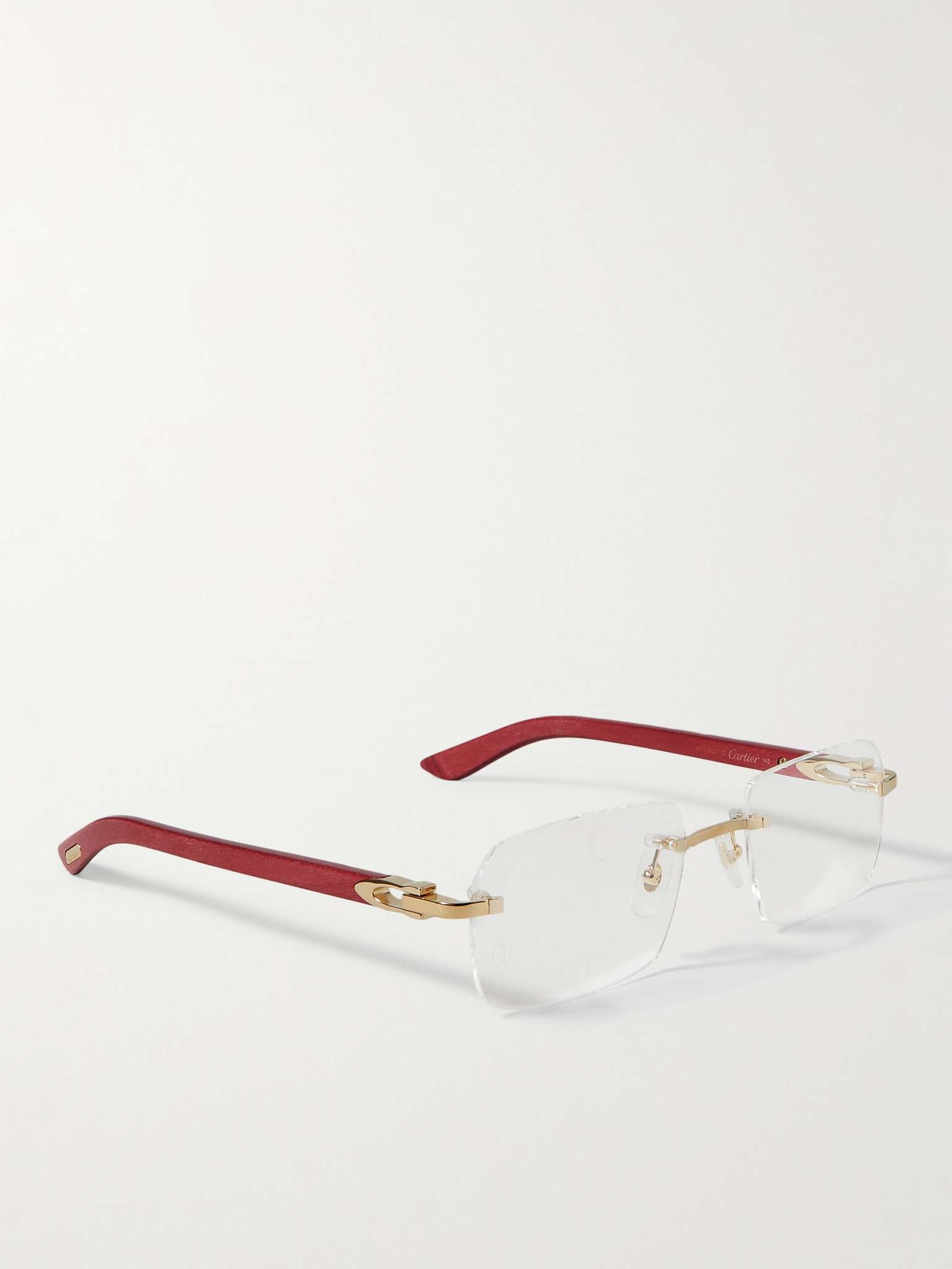 Frameless Gold-Tone and Acetate Optical Glasses - 3