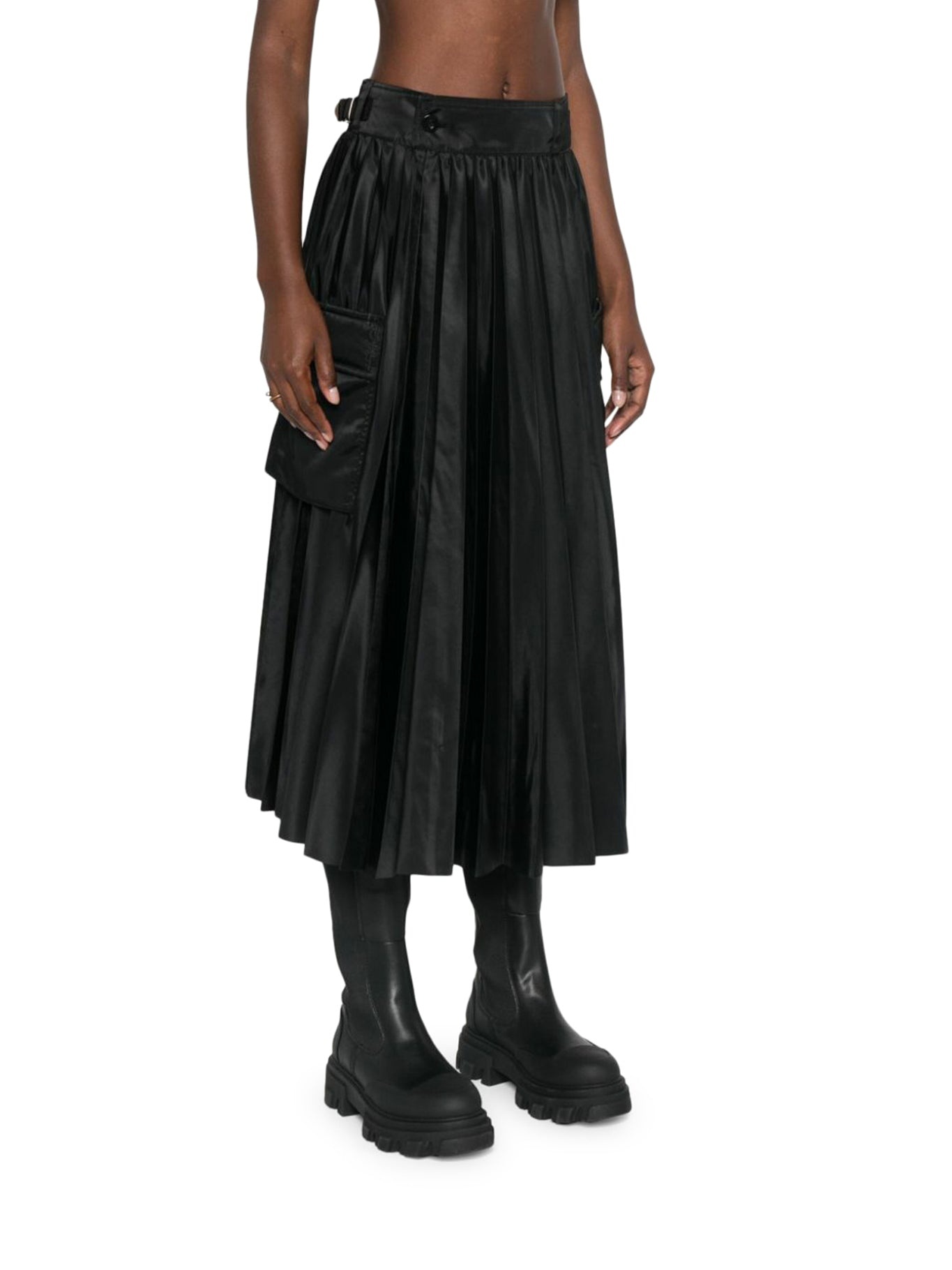 ◆新品◆24AW◆sacai◆Nylon Twill Skirt◆BLACK◆１ ◇新品◇24AW◇sacai◇Nylon Twill Skirt◇BLACK◇1 - メルカリ