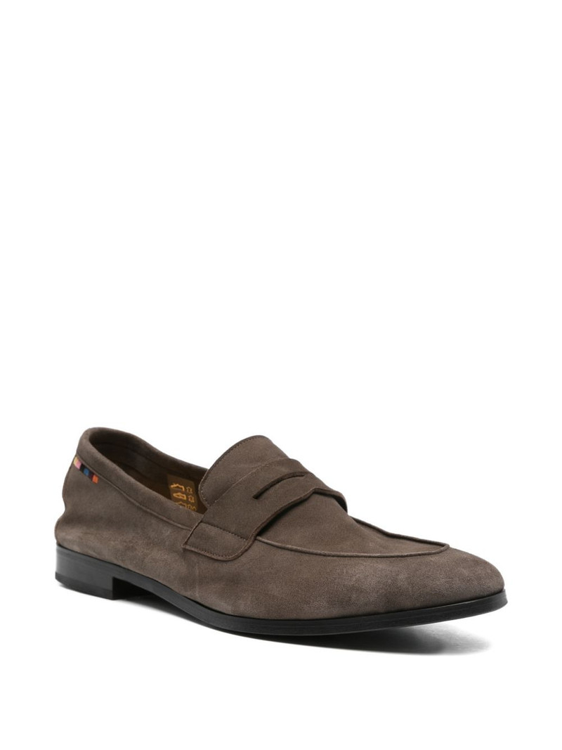 Paul Smith suede penny loafers outlook