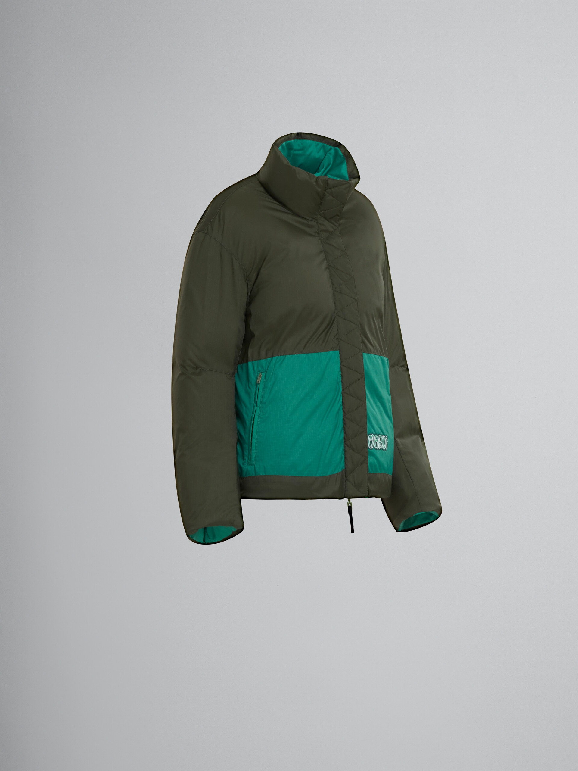 REVERSIBLE RIPSTOP NYLON DOWN JACKET - 3
