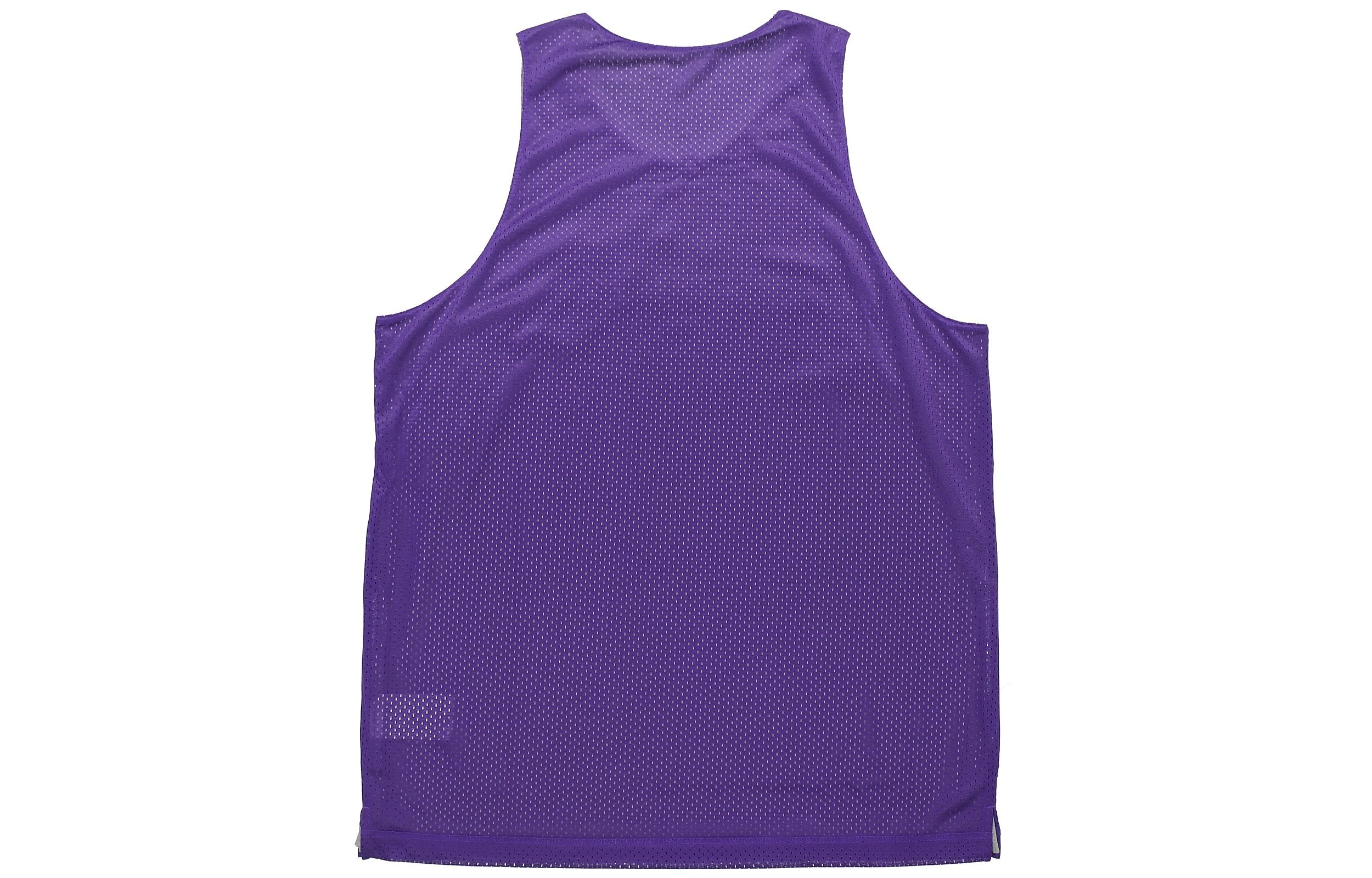 Nike NBA Los Angeles Lakers Reversible Basketball Jersey/Vest Gray Purple CN0717-504 - 2