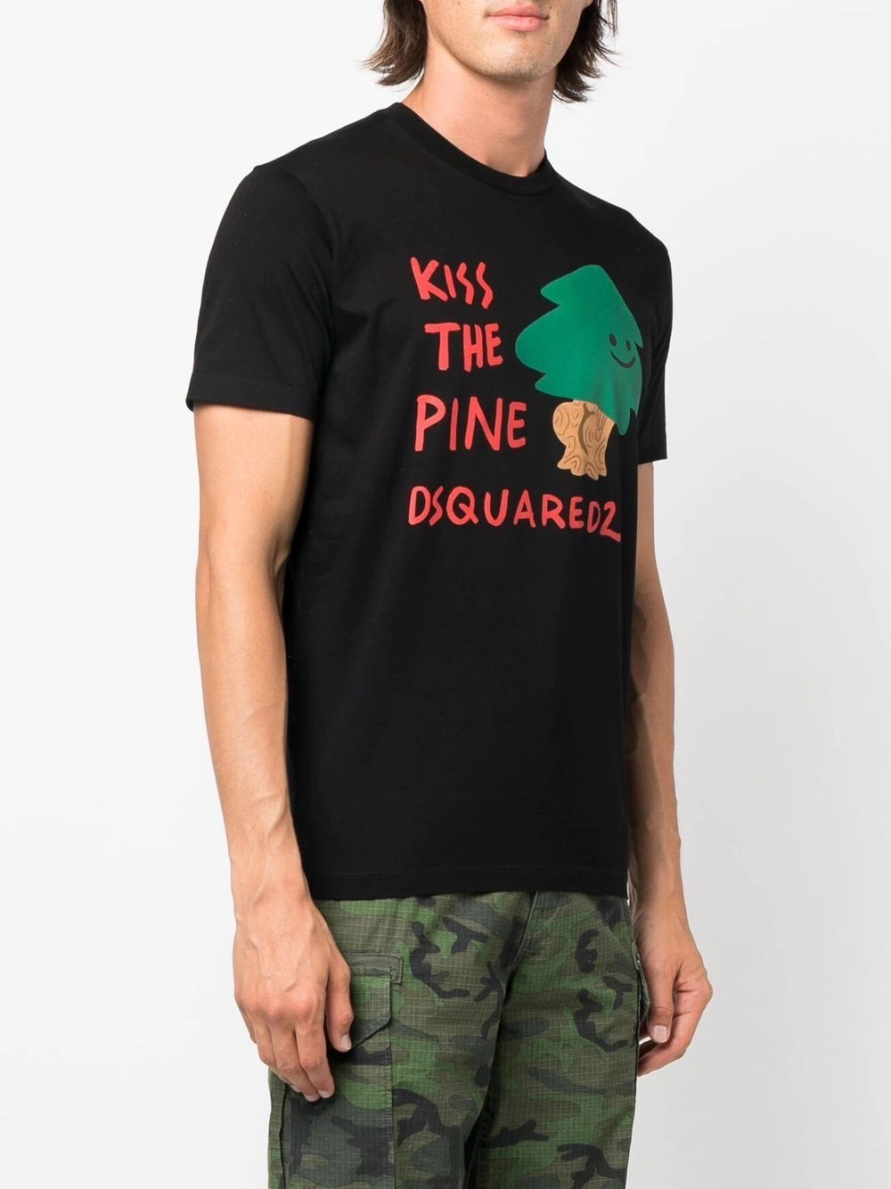 Kiss The Pines cotton T-shirt - 3