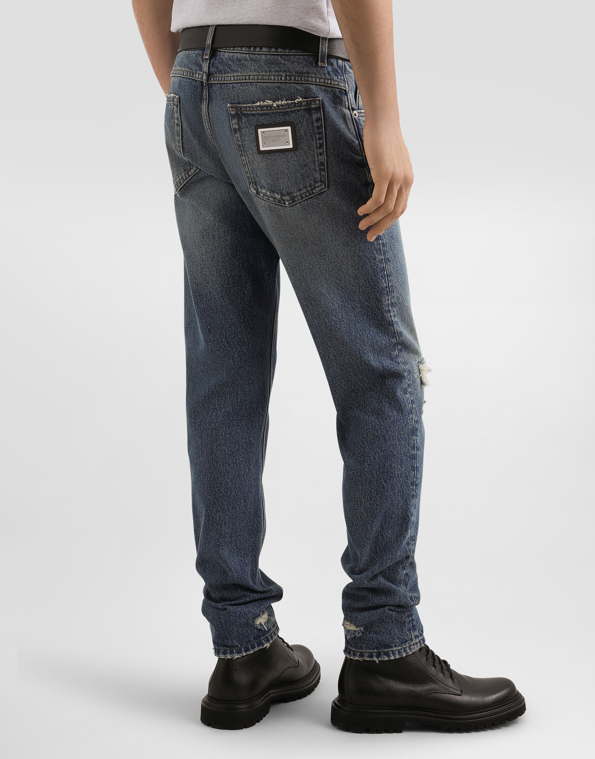 Regular cotton jeans - 3