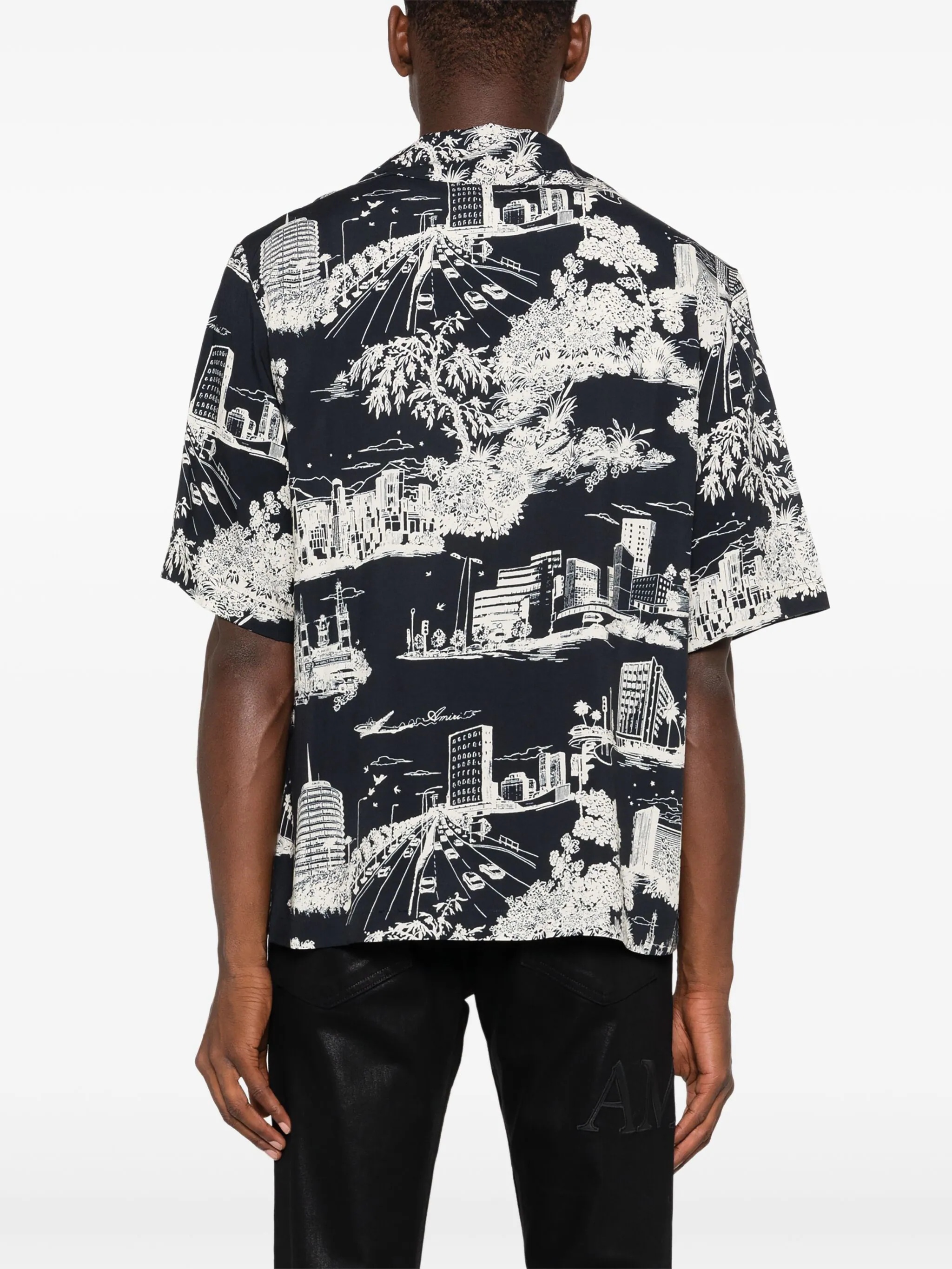 AMIRI - Men LA Landmark Camp Shirt - 2