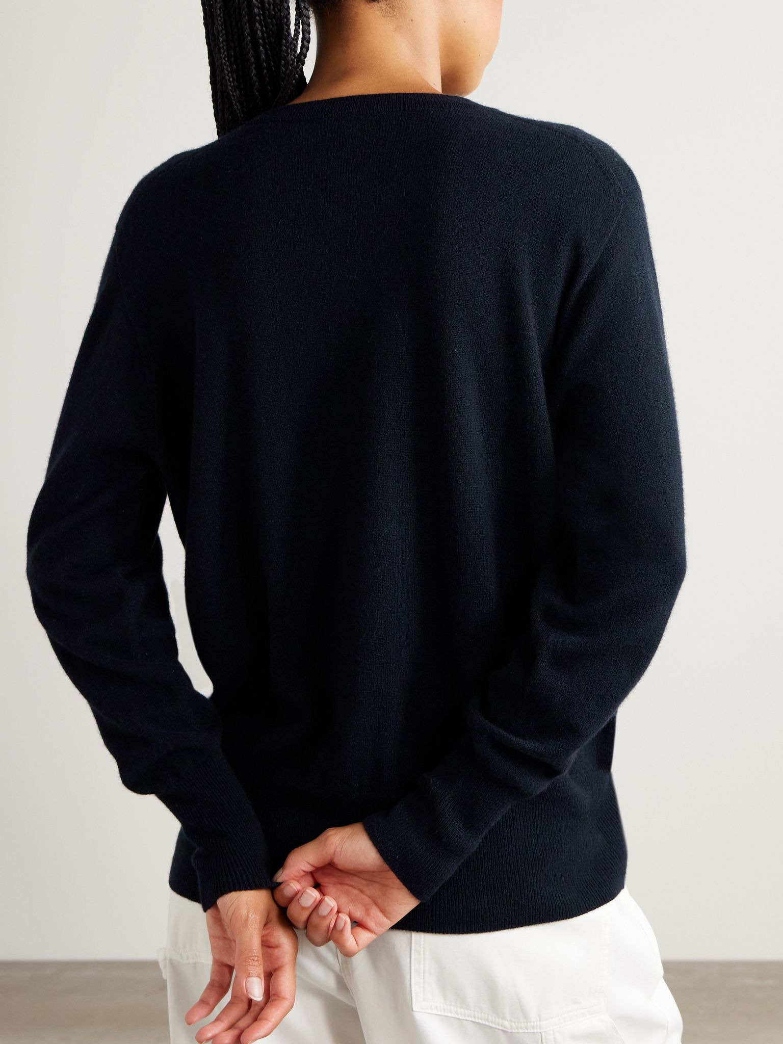 Leilani cashmere sweater Navy - 3