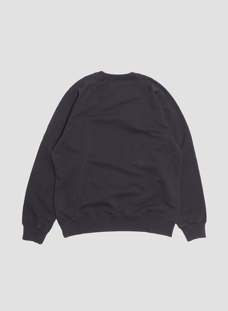 Embroidered Arrow Crew Sweatshirt in Black 4