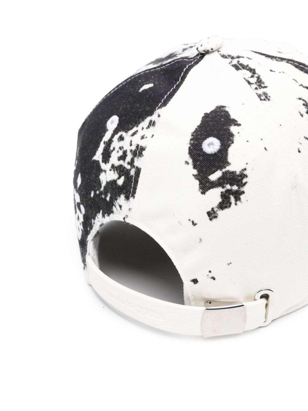 abstract-print cotton hat - 2
