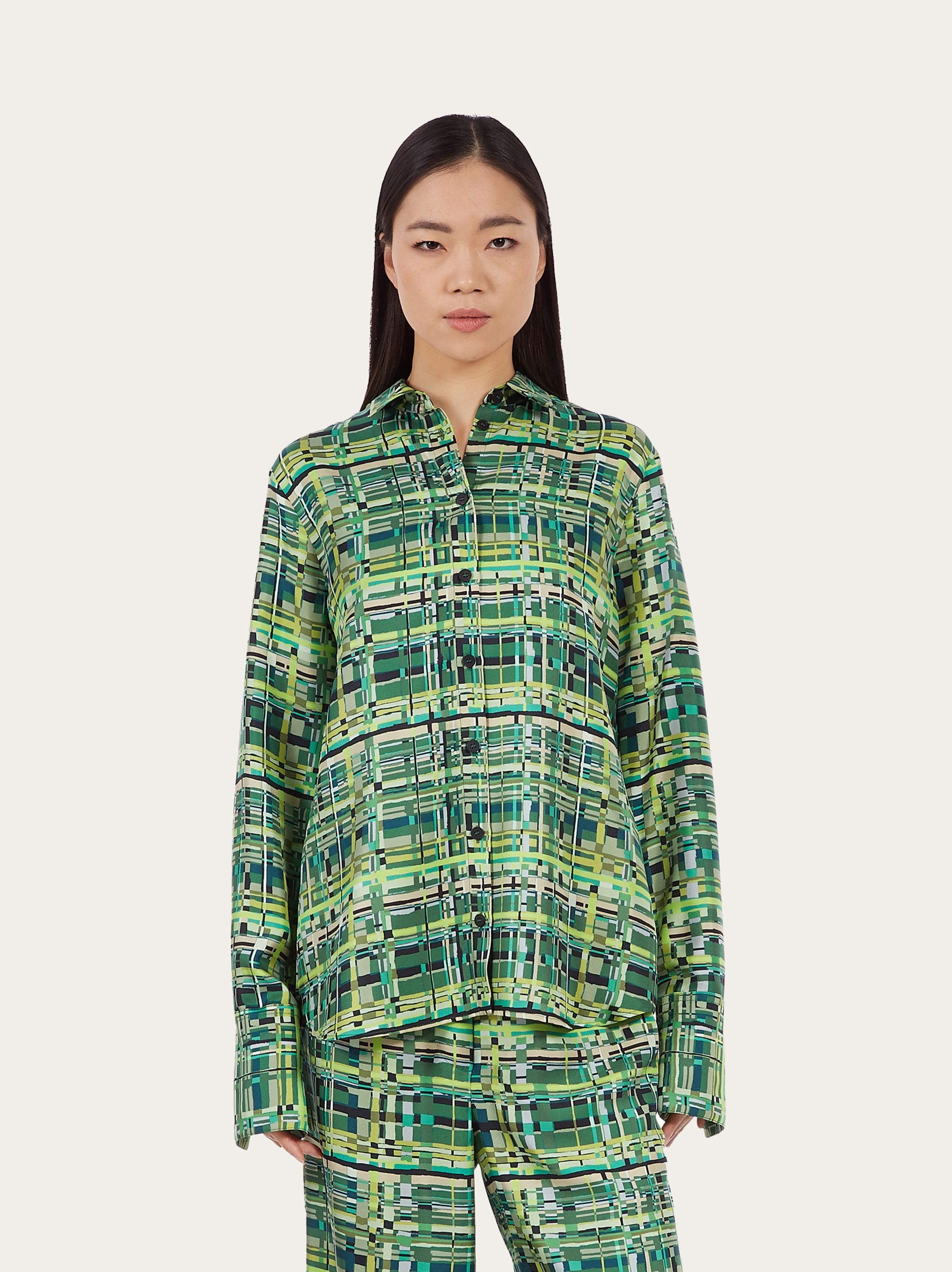 Long sleeved check shirt - 2