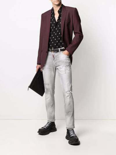 DSQUARED2 patchwork skinny jeans outlook