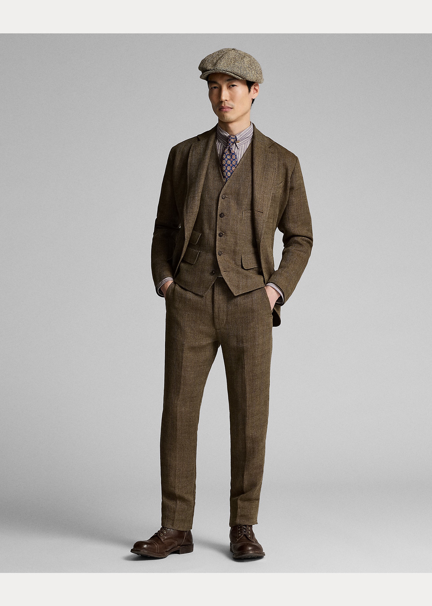 Slim Fit Striped Dobby Shirt - 3