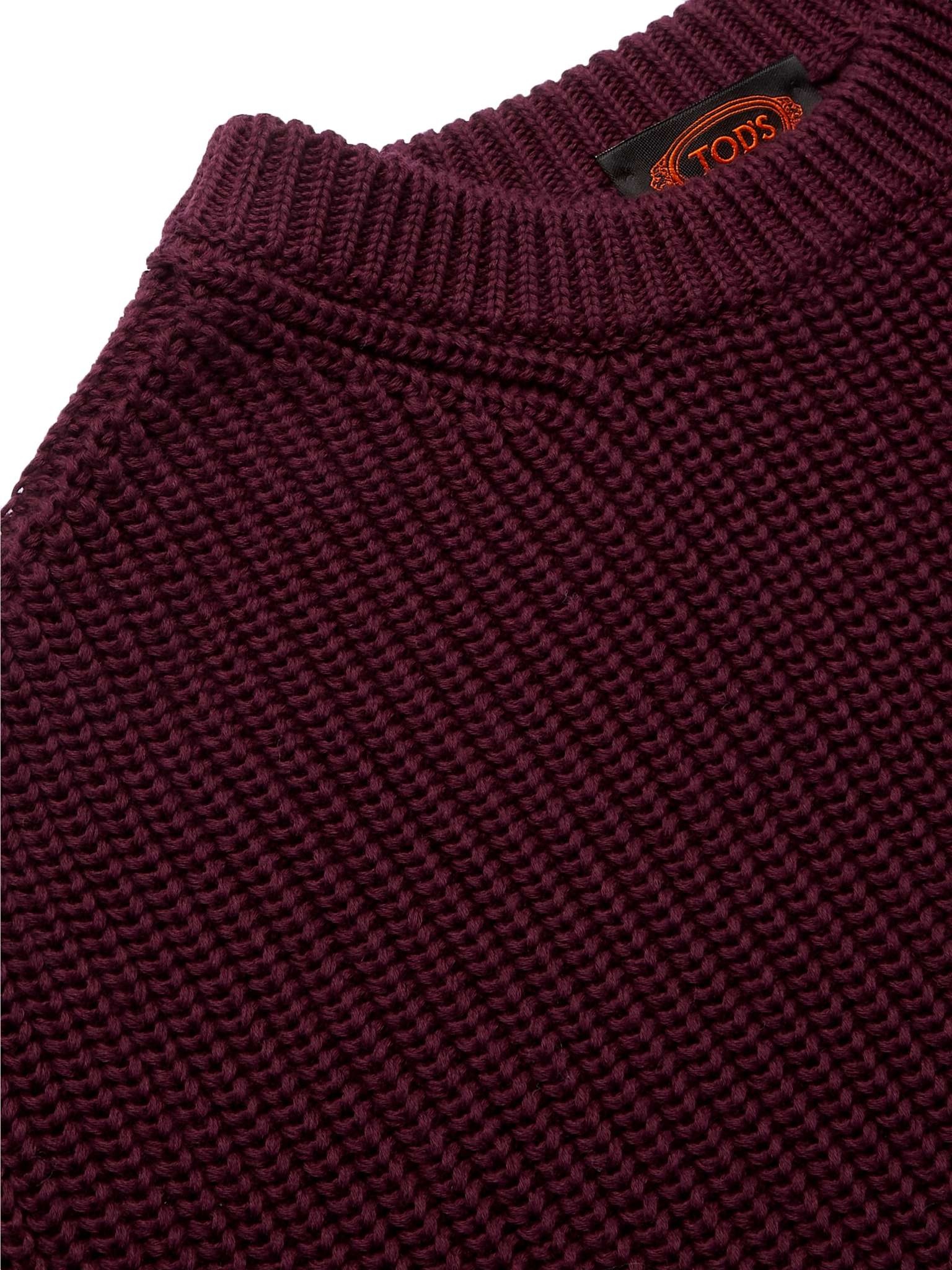 Ribbed Cotton Sweater - 5