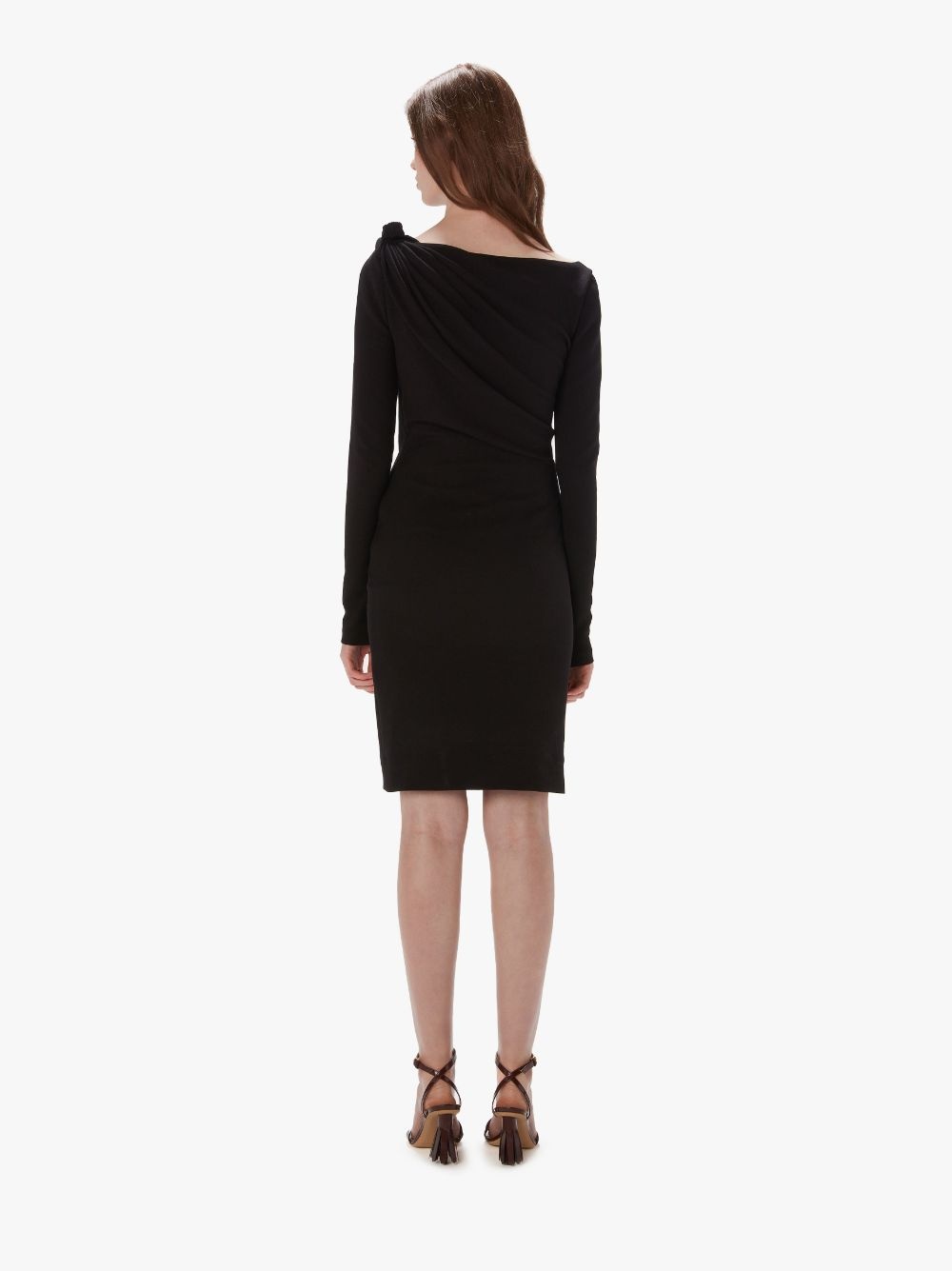 LONG SLEEVE MIDI DRESS - 3