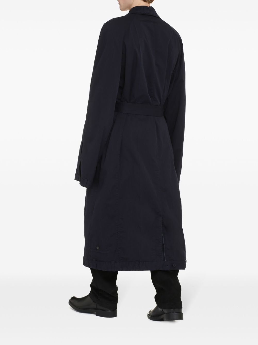 Deconstructed cotton long coat - 2