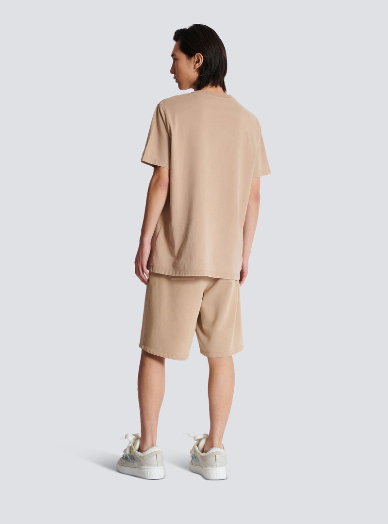 Loose T-shirt with vintage Balmain embroidery 4