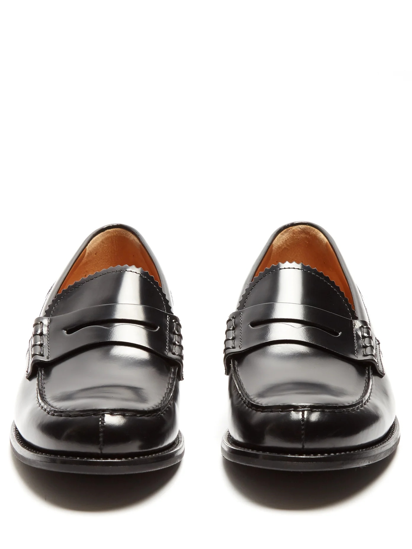 Pembrey leather penny loafers - 4