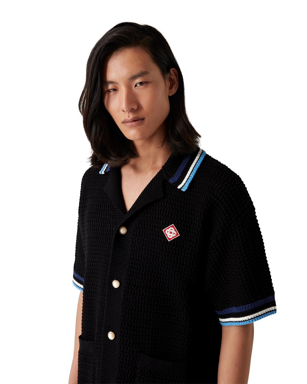 Crochet Sporty Shirt | Casablanca Paris - 4