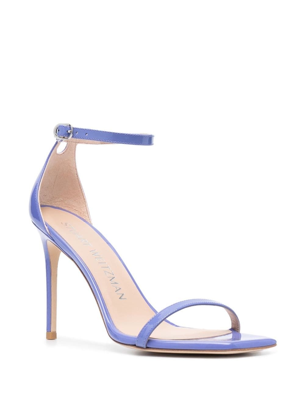 105mm patent leather sandals - 2