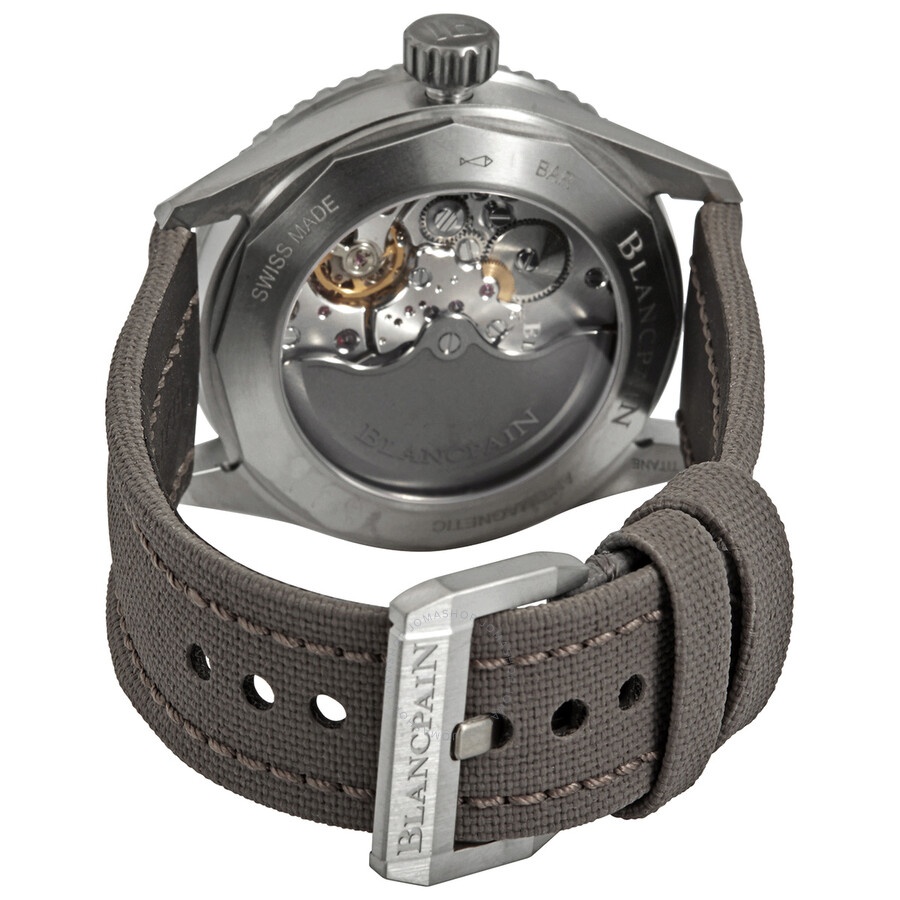 Blancpain Fifty Fathoms Automatic Grey Dial Men's Watch 5000 1210 G52A - 3