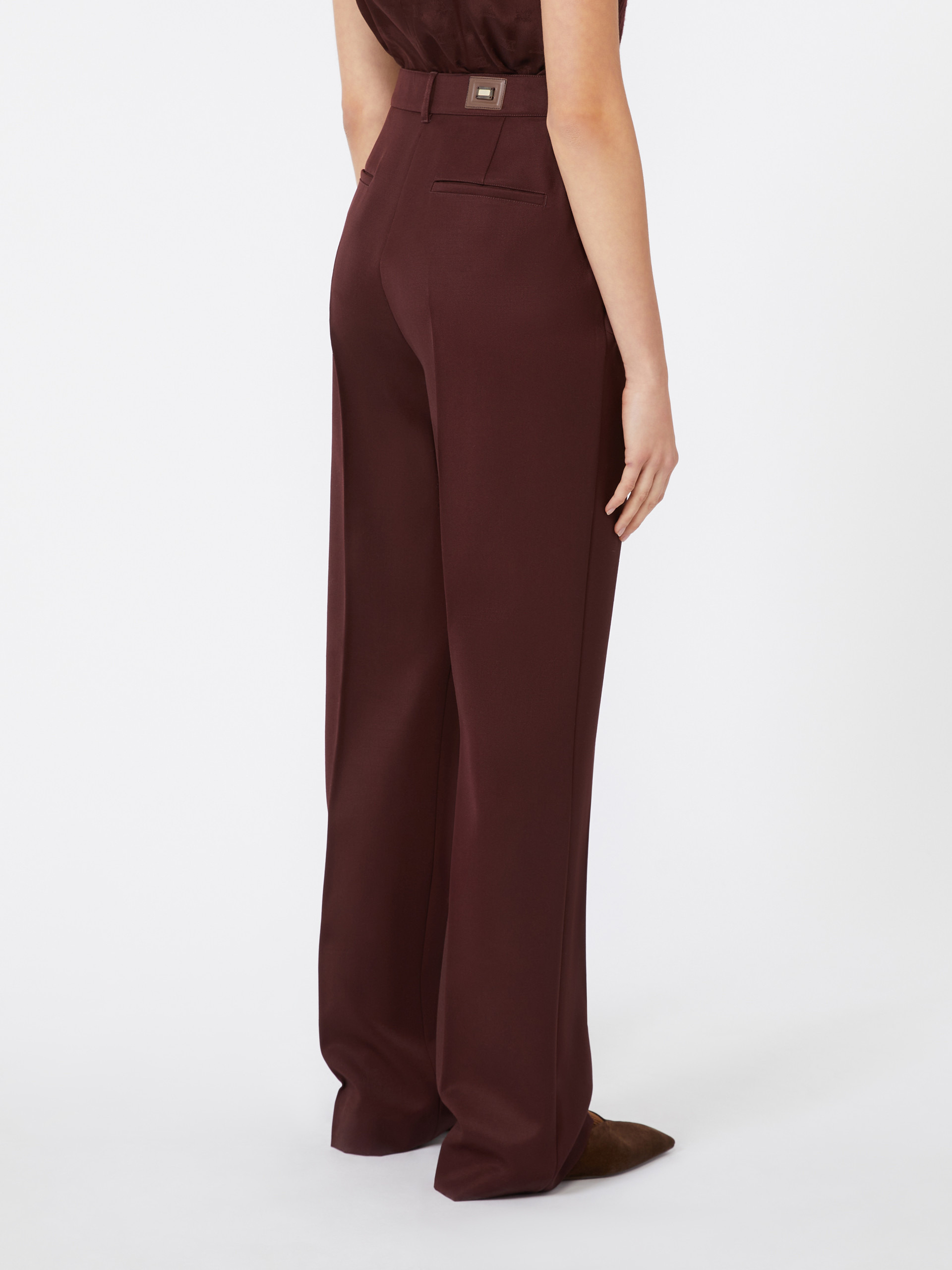 CANNES Gabardine wool trousers - 4