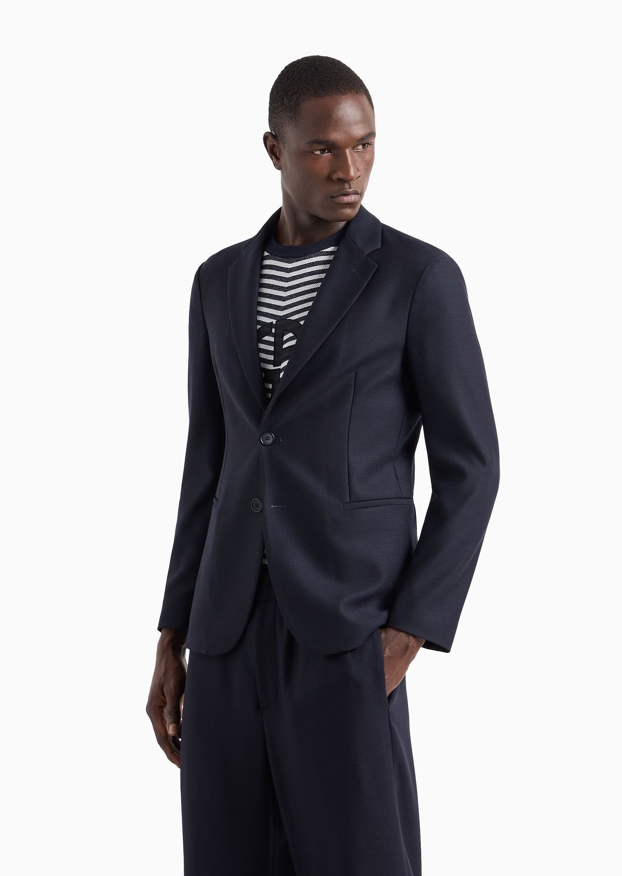 Single-breasted, virgin-wool jacket - 2