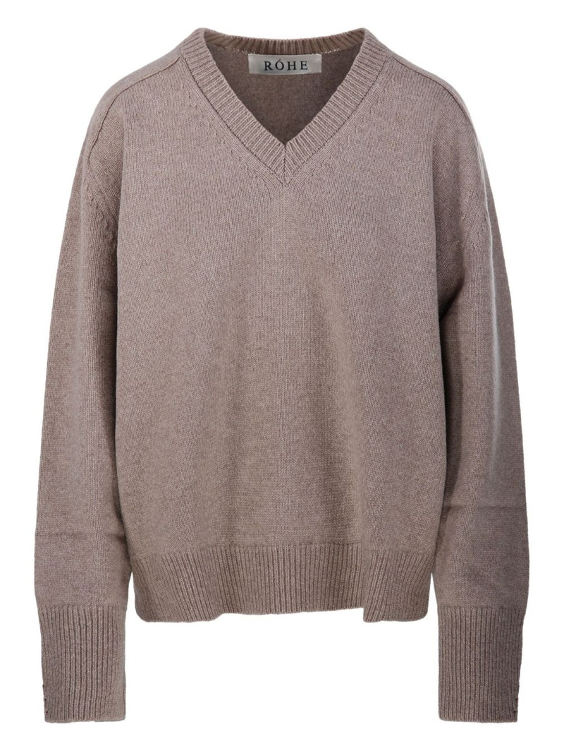 RÓHE Róhe Cape V-Neck Wrap Jumper outlook