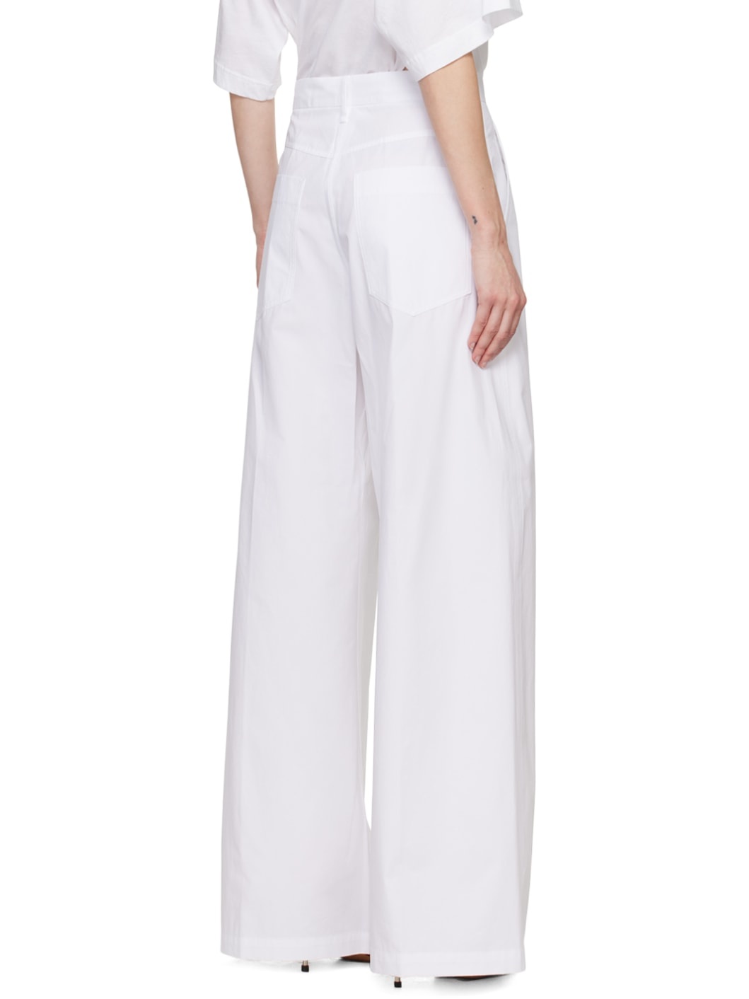 White Gebe Trousers - 3
