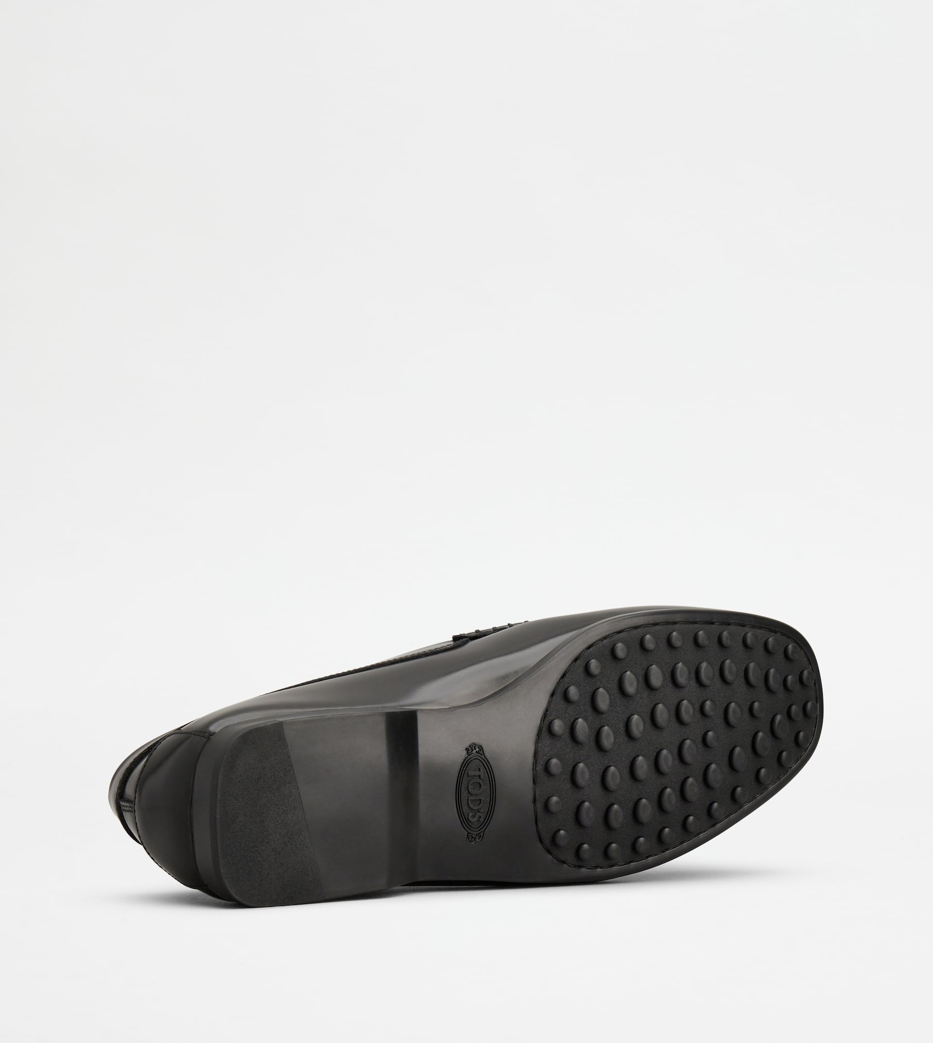 LOAFERS IN LEATHER - BLACK - 4