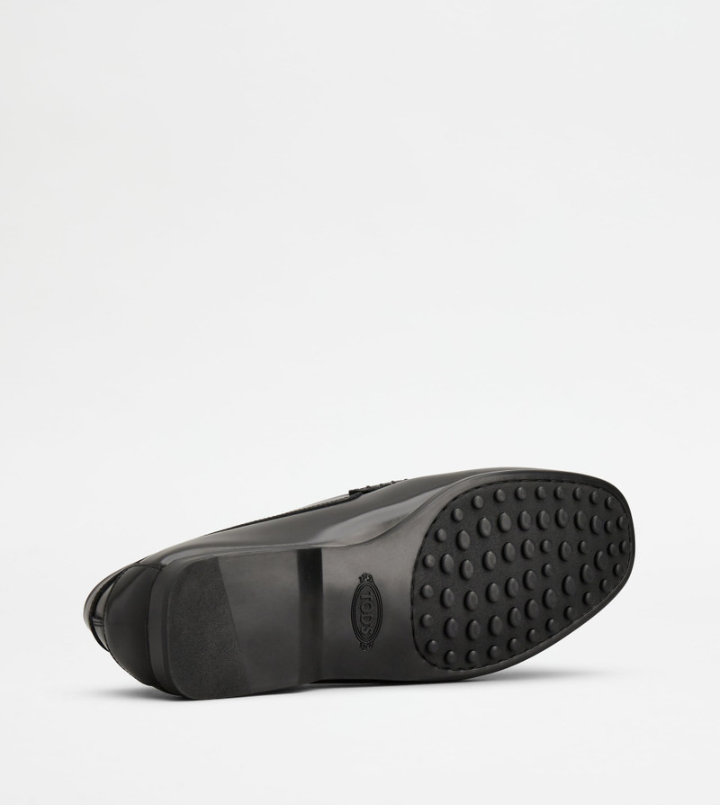 LOAFERS IN LEATHER - BLACK 5