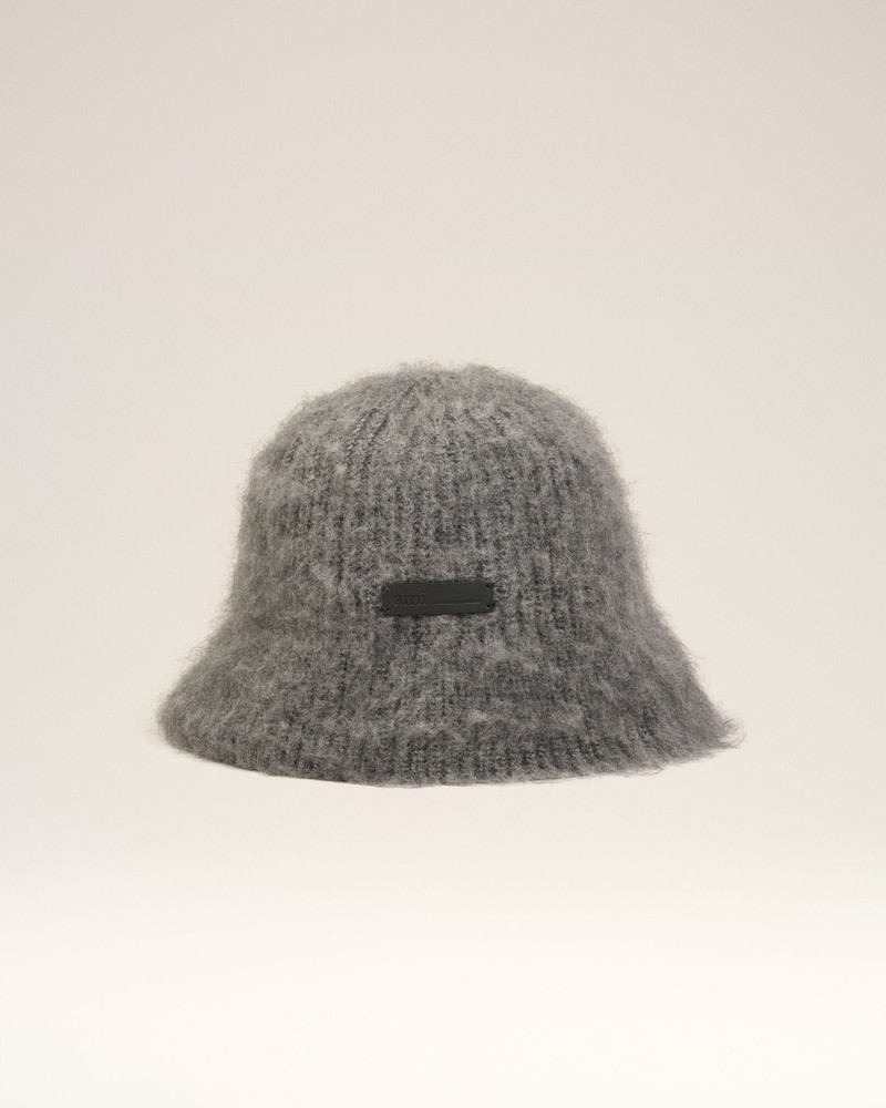 GREY MOHAIR AMI BUCKET HAT 4