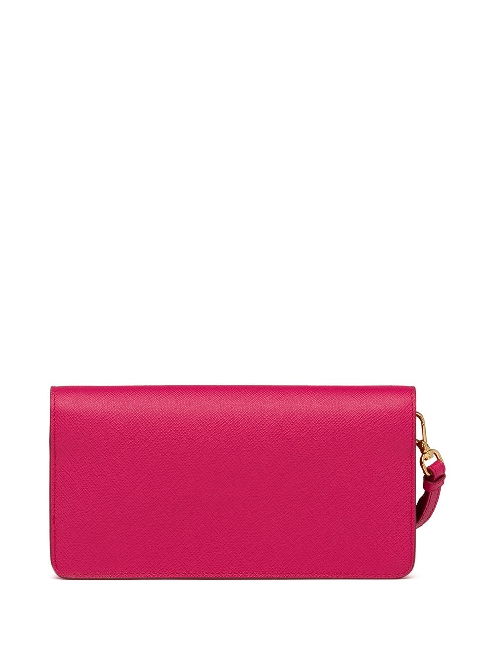 logo plaque Saffiano mini bag - 3