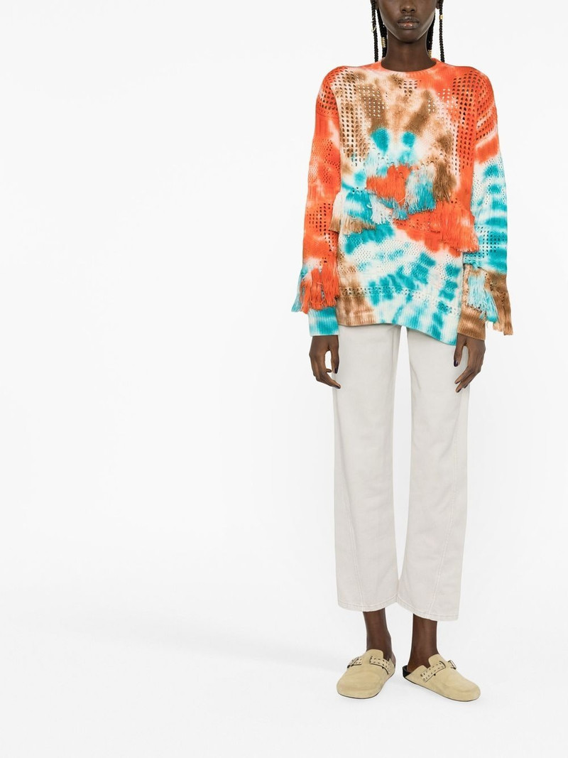 Alanui California Dreamin' net-knit jumper outlook