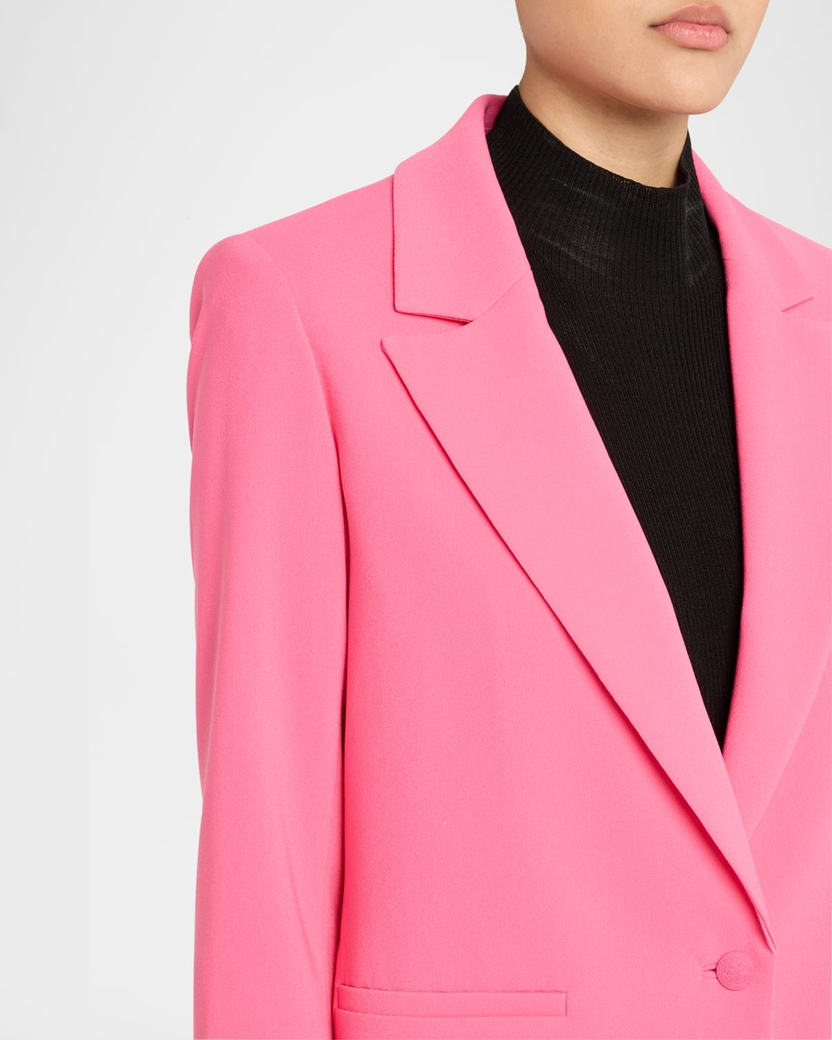 Denny Notch-Collar Boyfriend Blazer - 5