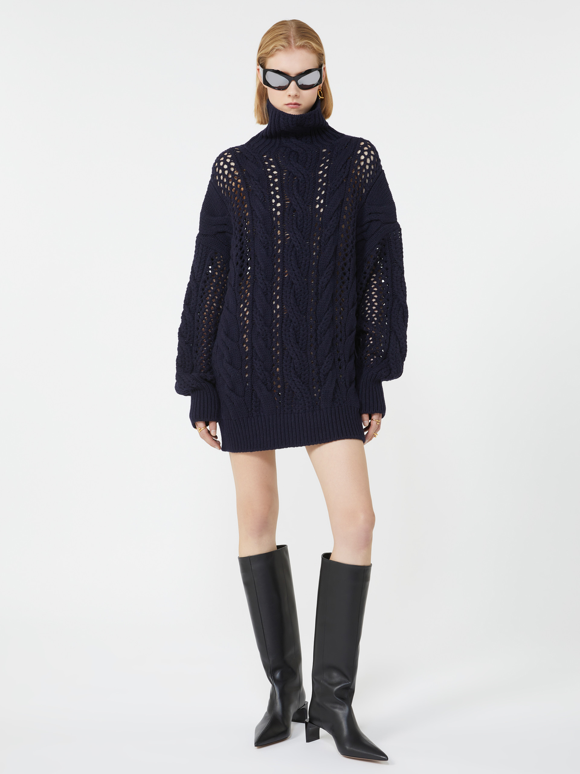 CALCO Oversized cable-knit sweater - 2
