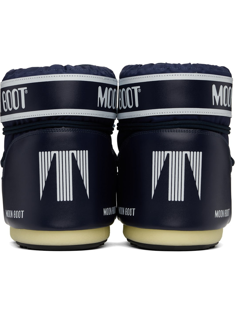 MOON BOOT Blue Icon Low Nylon Boots outlook