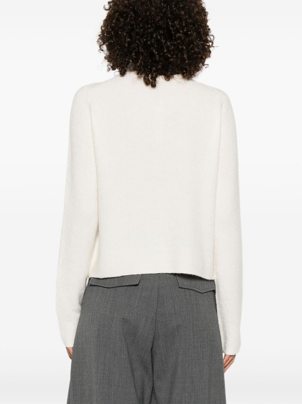 round-neck cardigan - 4
