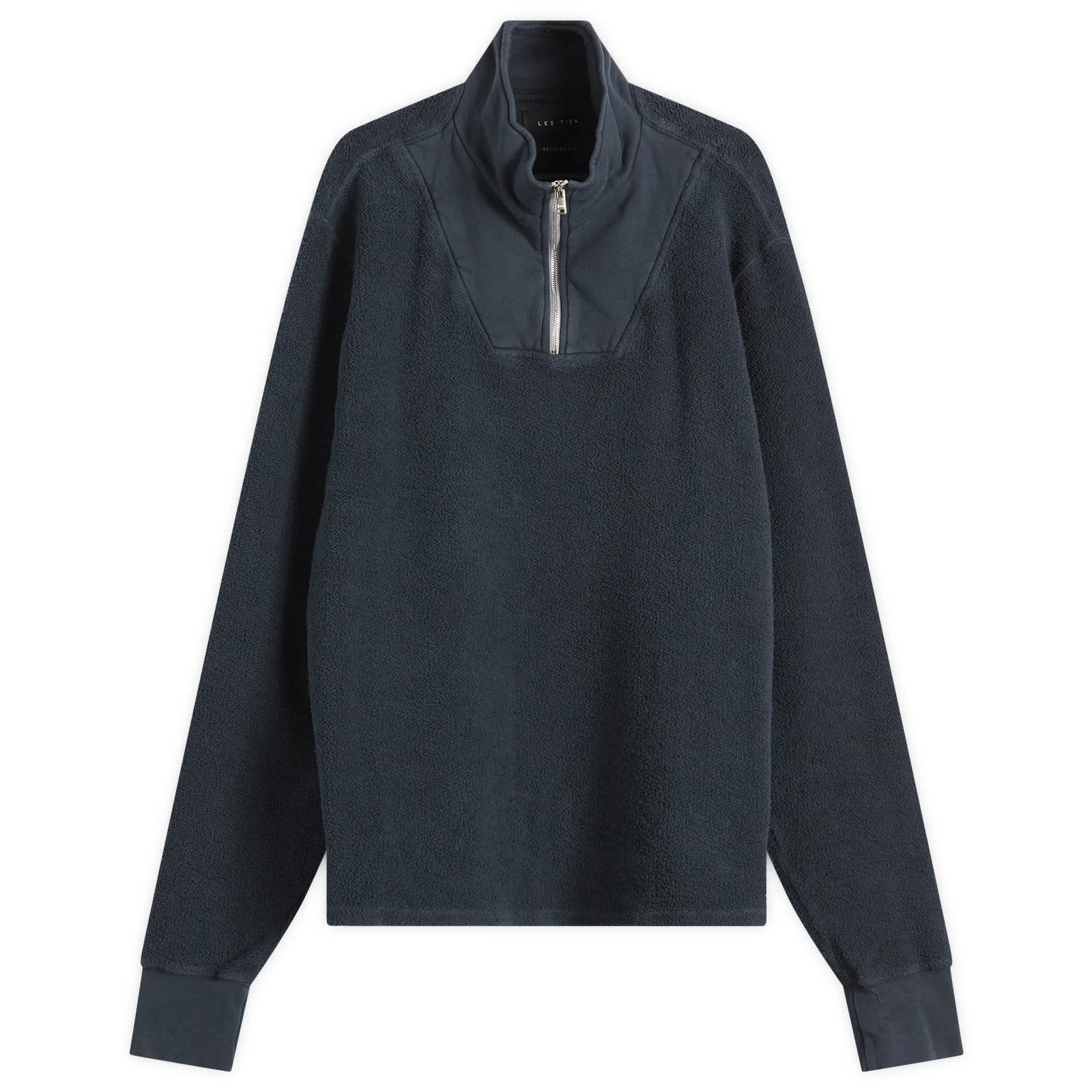 Les Tien Inside Out Half Zip Yacht Pullover - 1